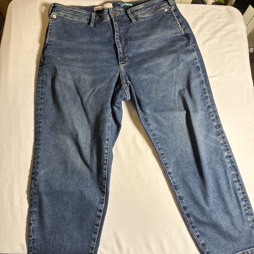 ANTHROPOLOGIE x PILCRO Pearl Snap Jean High Rise Sz 16W